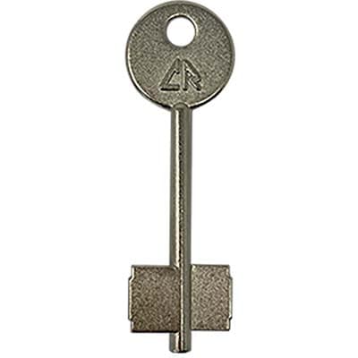 Chiave Doppia Mappa Cr 11 Originale Ottone Nichelato 5 Pezzi - 2