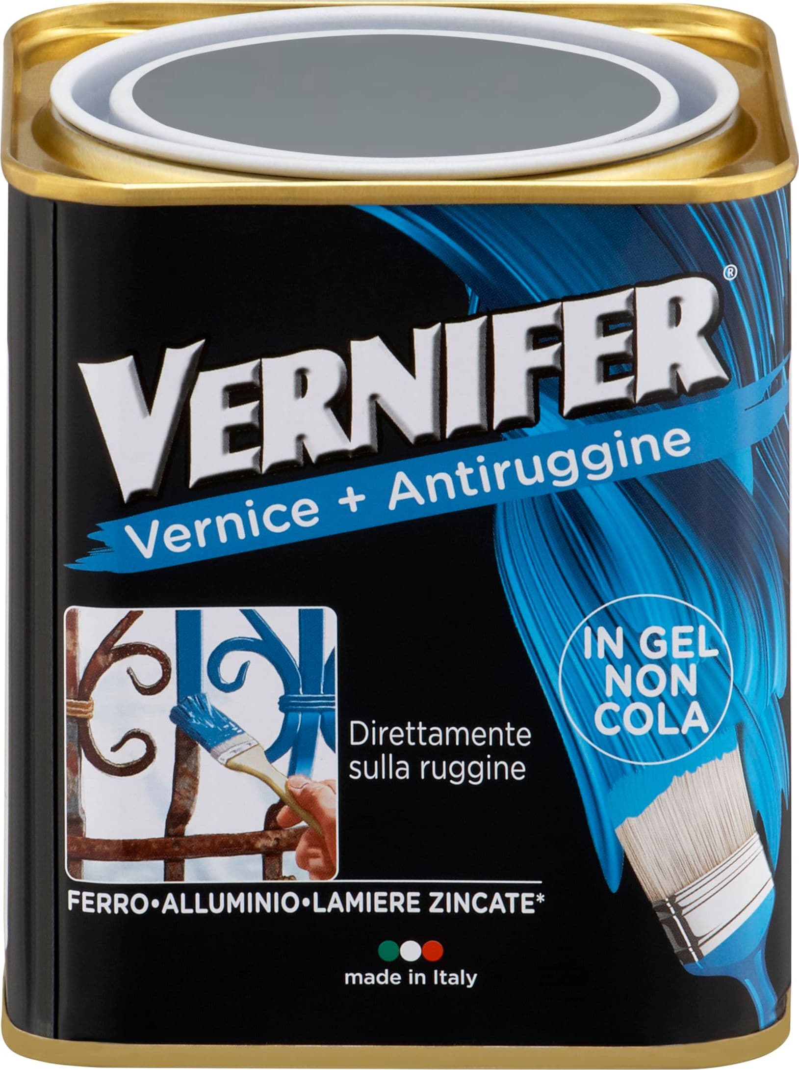 Smalto Antiruggine Vernifer Arexons 4875 Grigio Medio Brillante Ml 750