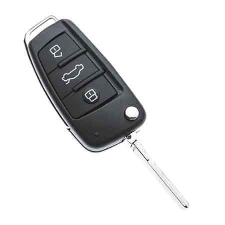 Guscio per Chiave Auto Audi HU66ARS8 3 Bottoni - 2