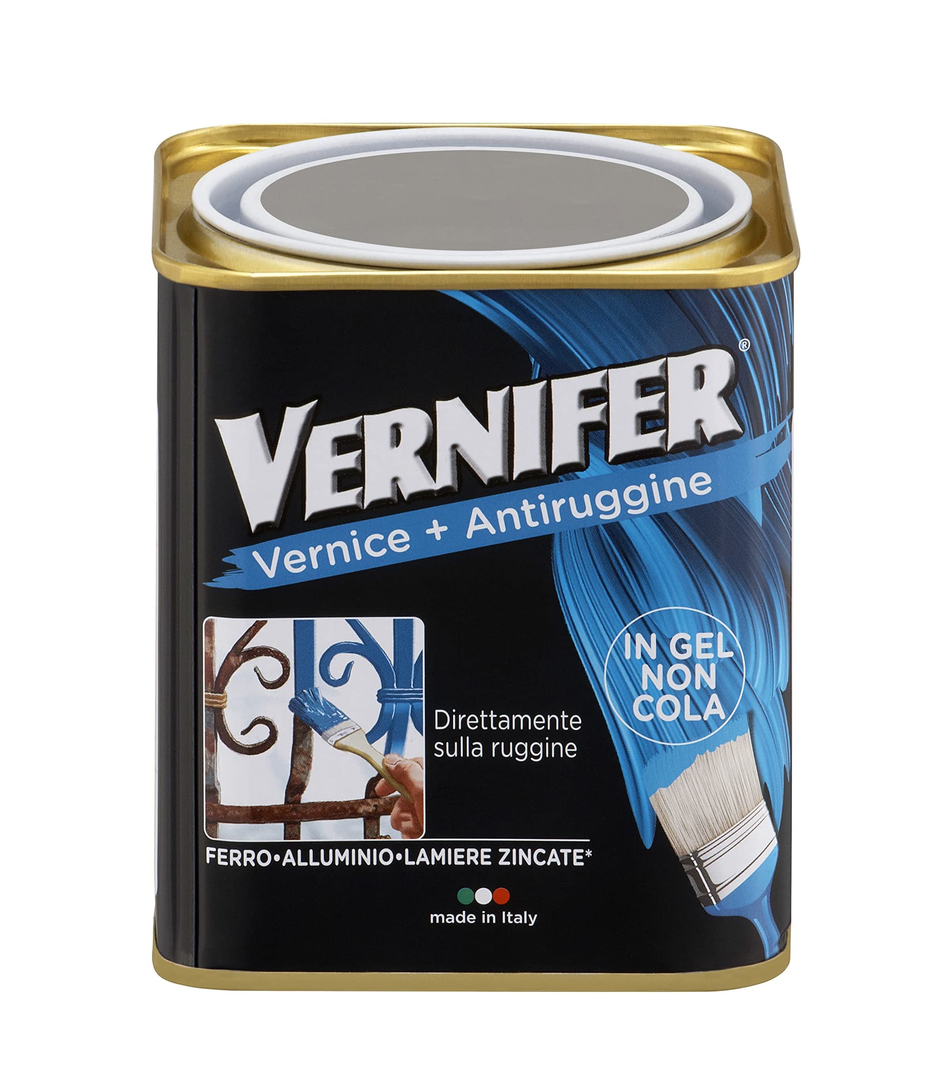 Smalto Antiruggine Vernifer Arexons 4874 Grigio Perla Brillante Ml 750