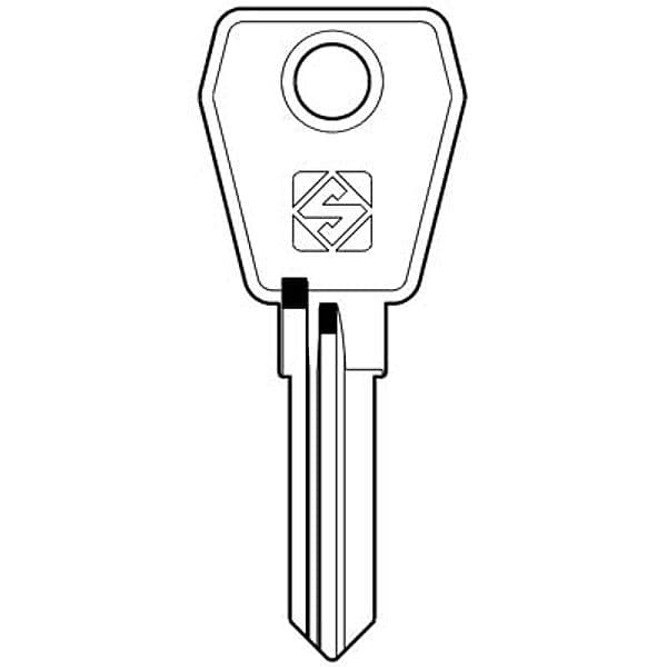 Chiave Piatta Eurolocks EU16R Silca Acciaio Nichelato 10 Pezzi - 2