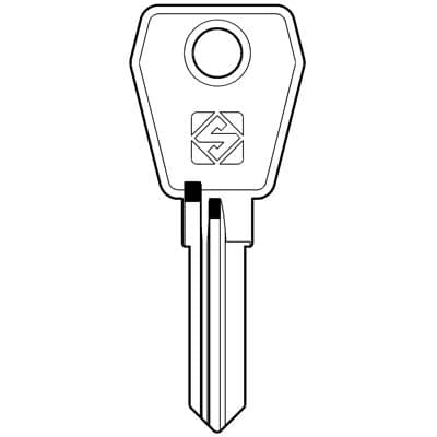 Chiave Piatta Eurolocks EU16R Silca Acciaio Nichelato 10 Pezzi - 2
