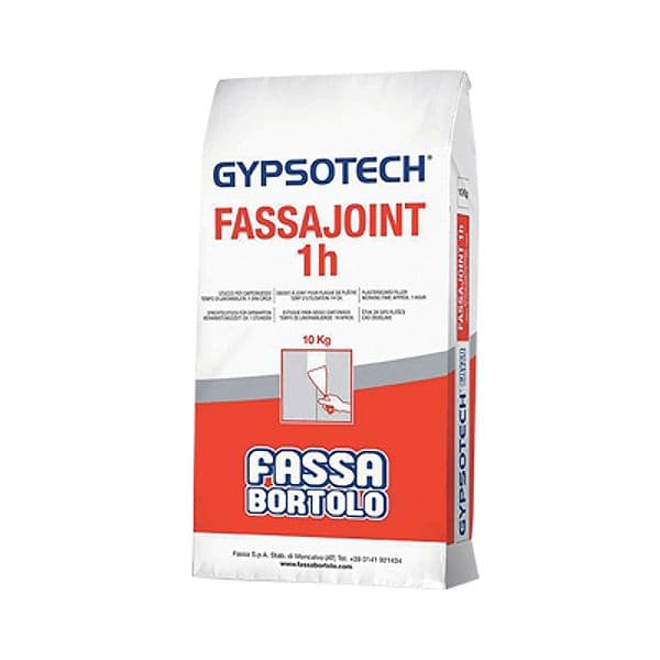 Stucco Cartongesso Fassajoint 1H Fassa Bortolo Bianco 5 kg 2 Pezzi - 2