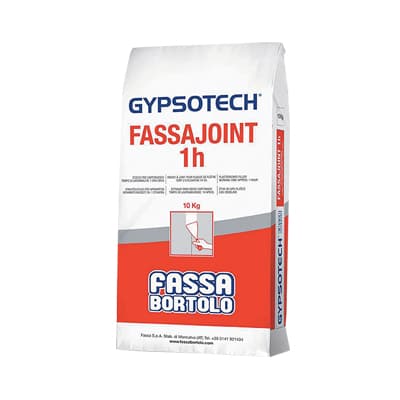 Stucco Cartongesso Fassajoint 1H Fassa Bortolo Bianco 5 kg 2 Pezzi - 2