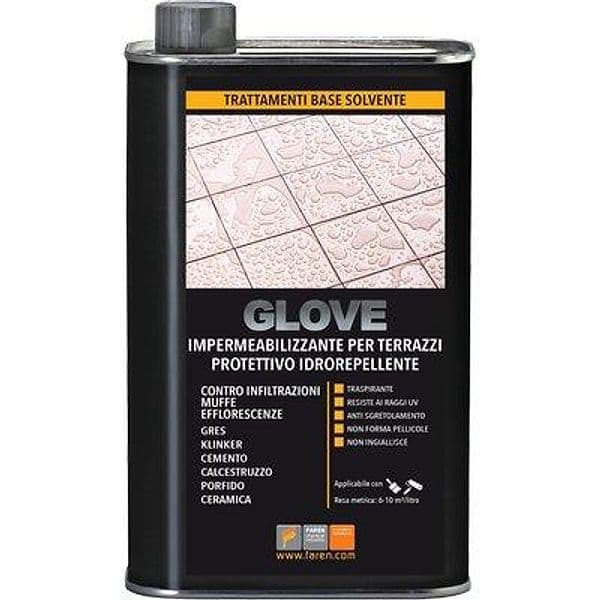 Impermeabilizzante Terrazzi Balconi Glove Faren 1 L 2 Pezzi - 2