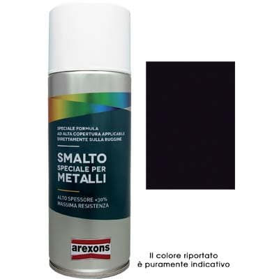 Smalto Spray Speciale Metallo Arexons Nero 400 ml 6 Pezzi - 2
