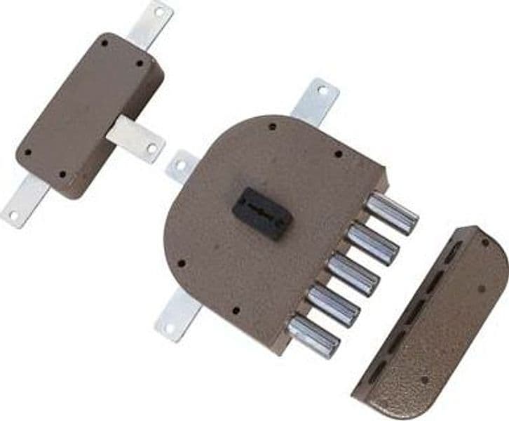 Serratura Legno Applicare 2300 Plus Cr Dm M4 Quint E.mm 60 Sx - 2
