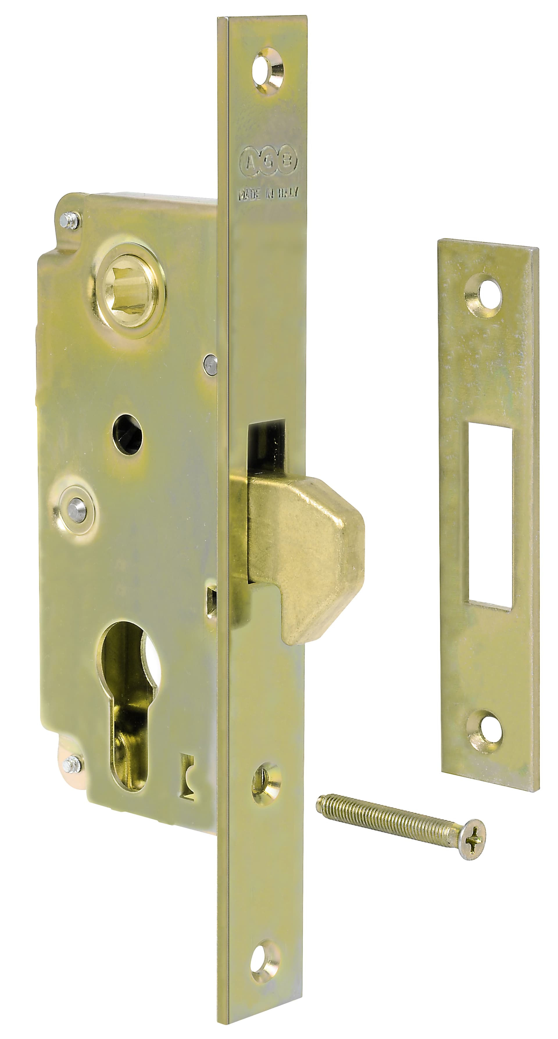 Serratura a Gancio Agb B910 S Cilindro 40 mm Alban Giacomo - 2
