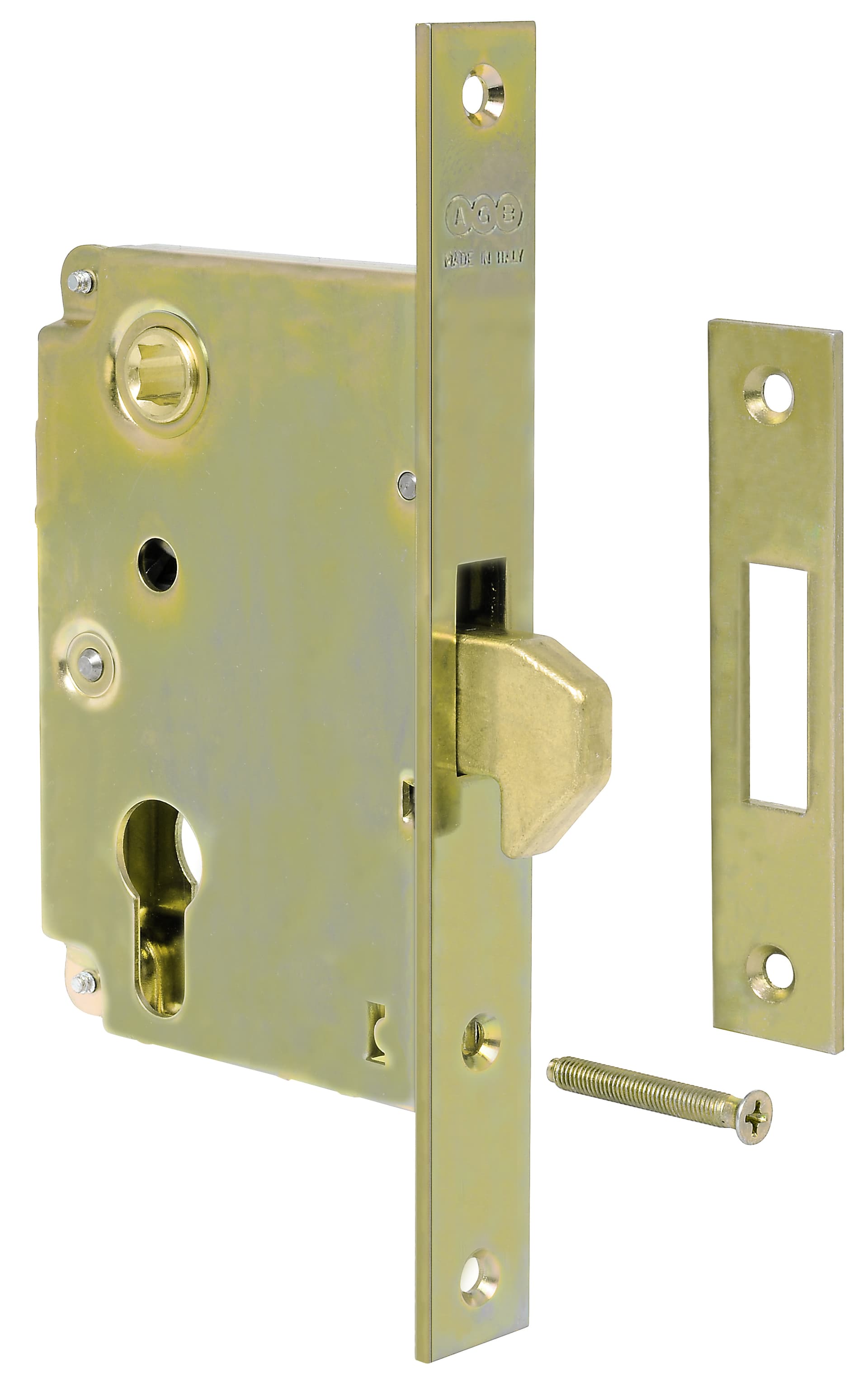 Serratura a Gancio Agb B910 S Cilindro 60 mm Alban Giacomo - 2