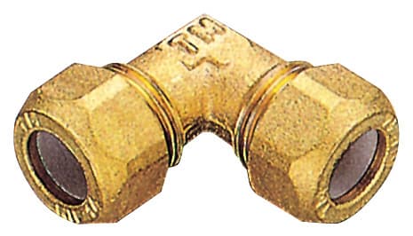 Pl Gomito Ottone Doppio Bicono 12 Pesante Tiemme 5 Pezzi - 2
