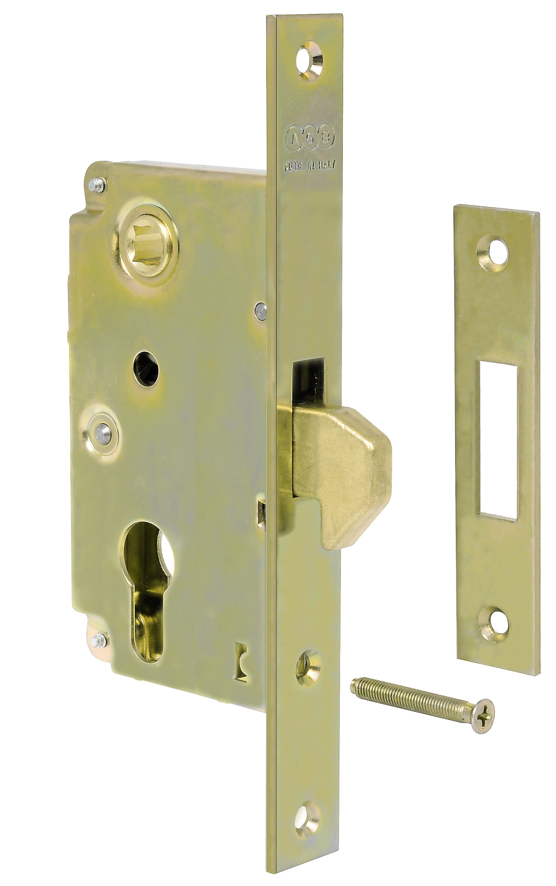 Serratura a Gancio Agb B910 S Cilindro 50 mm Alban Giacomo - 2