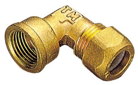 Pl Gomito Ottone Bicono F Gas 10 x ½ Pes Tiemme - 2