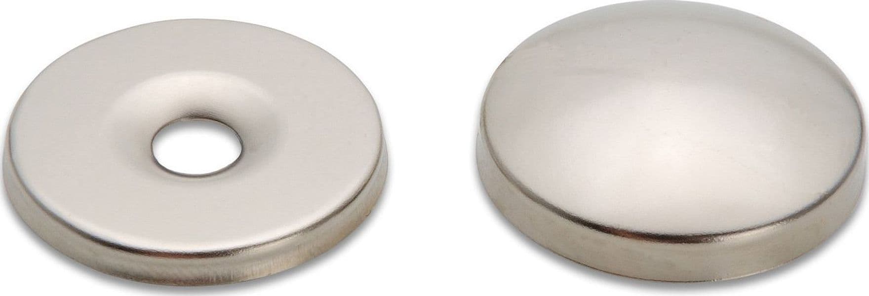 Borchia Coprivite Ottone Nichelato 18 mm* 200 Pezzi - 2