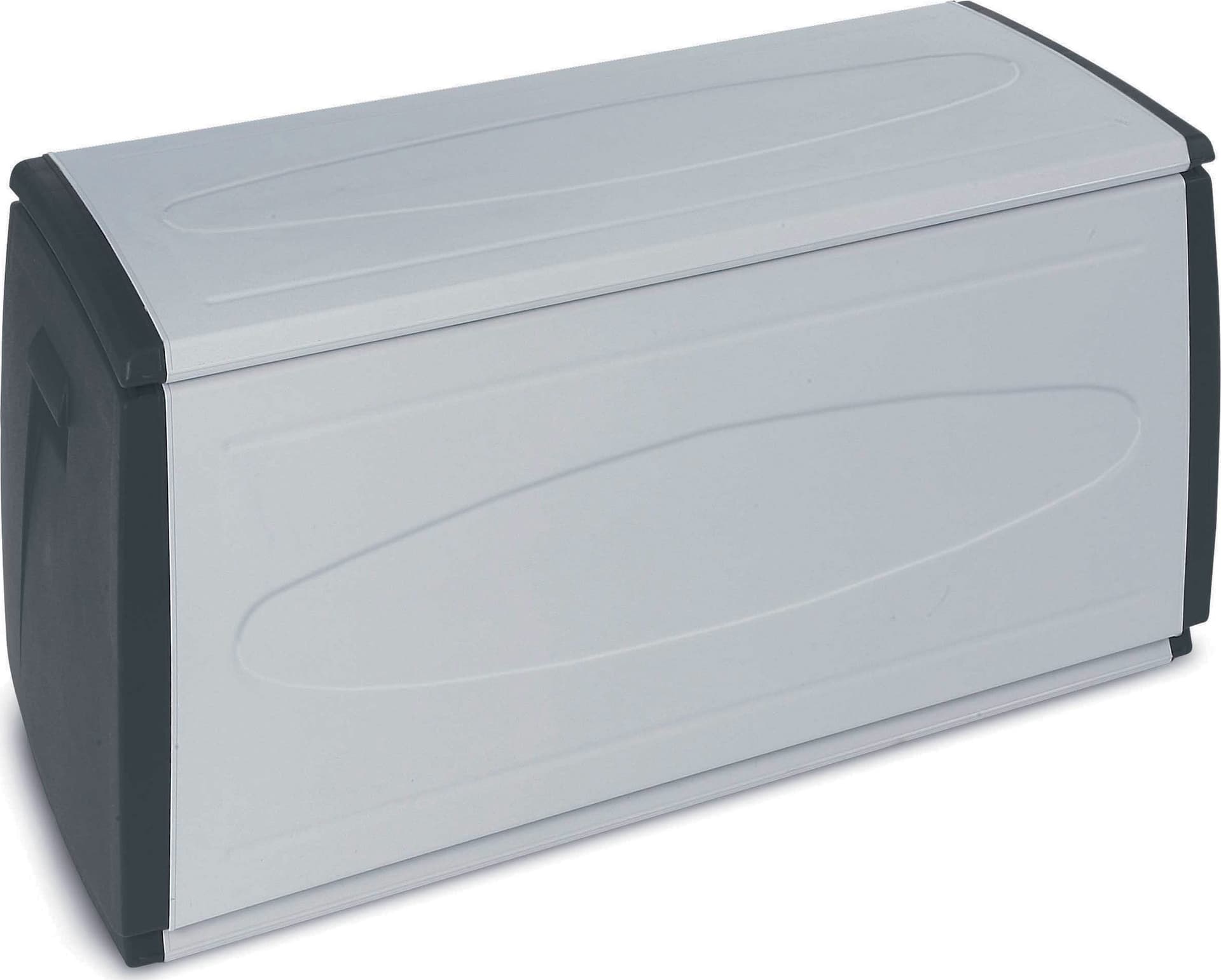 Cassapanca Terry Box 120 x 54XH57 Cm Nero Grigio - 2