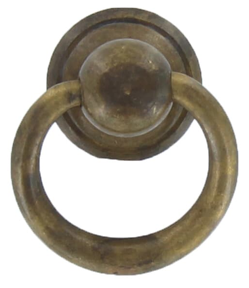 Maniglia 09202 D 23 x 28 mm Ottone Anticato 1,0 Blister Bl 2 Pezzi - 2