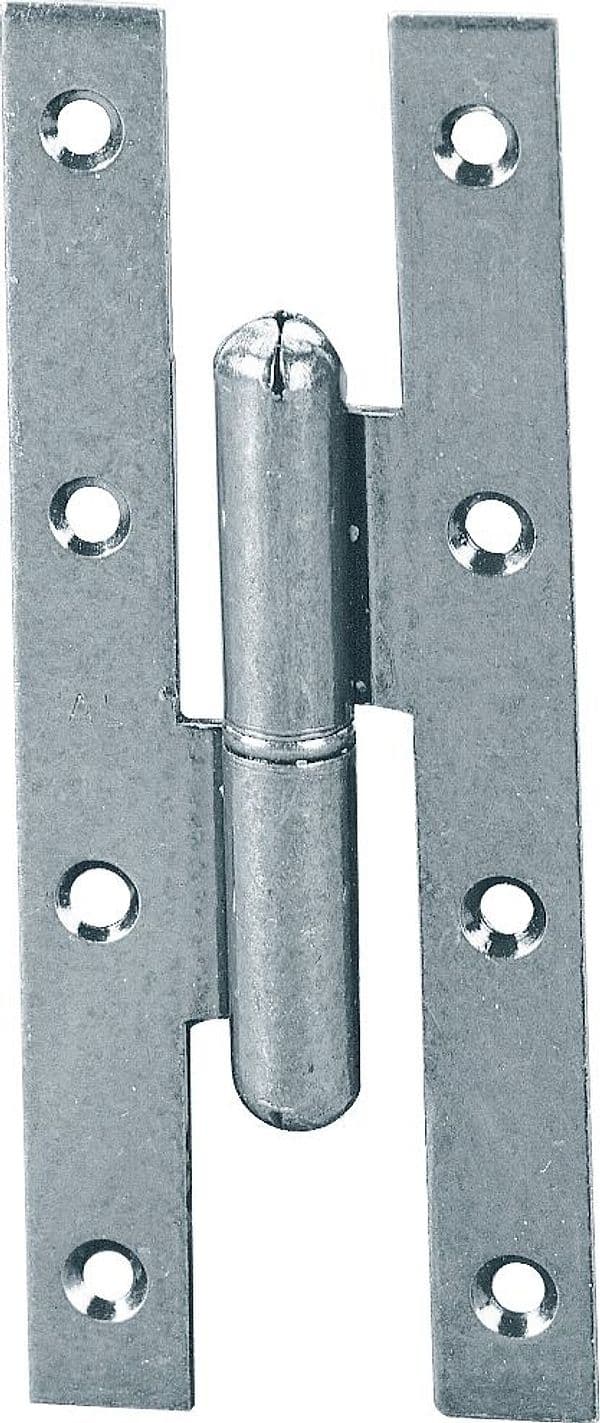 Cerniera Paumelles 105 Ferro 55 x 140 mm SX Aldeghi Luigi Spa 12 Pezzi - 2