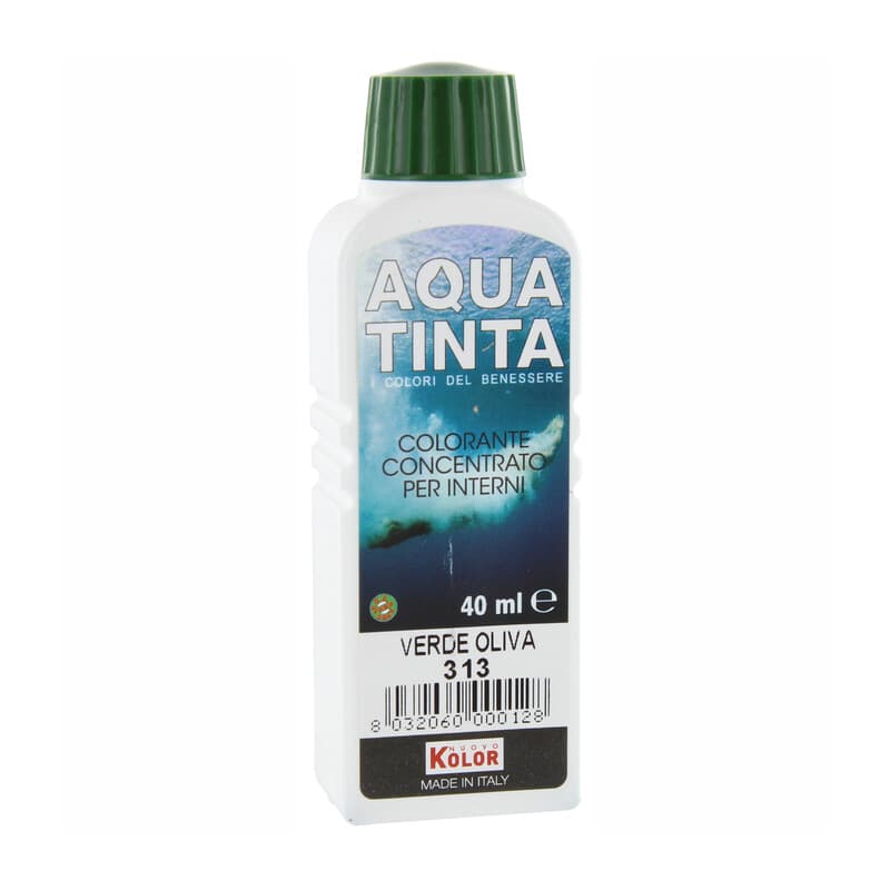 Aquatinta per Interni 40 ml Verde Oliva 313 10 Pezzi - 2