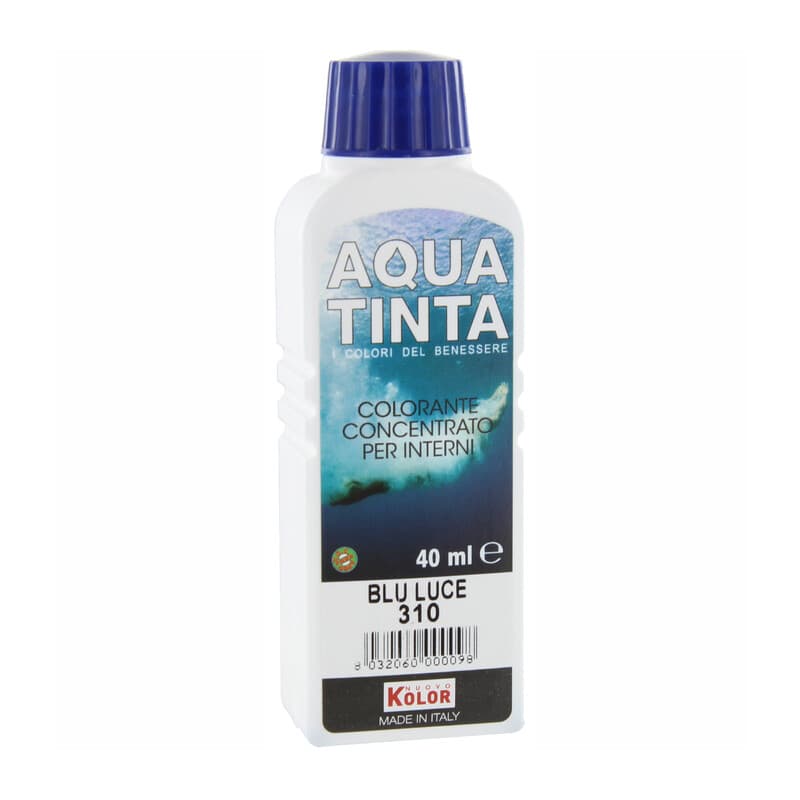 Aquatinta per Interni 40 ml Blu Luce 310 10 Pezzi - 2
