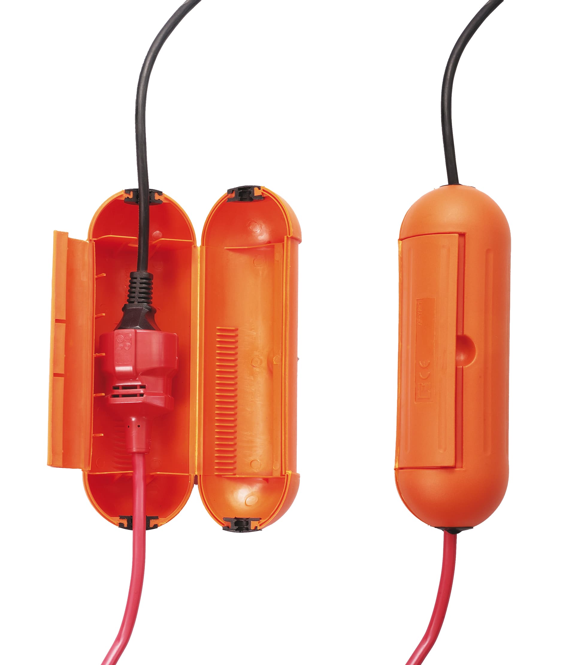 Guscio di Protezione Spina Elettrica IP44 Arancio Electraline 3PMARK - 2