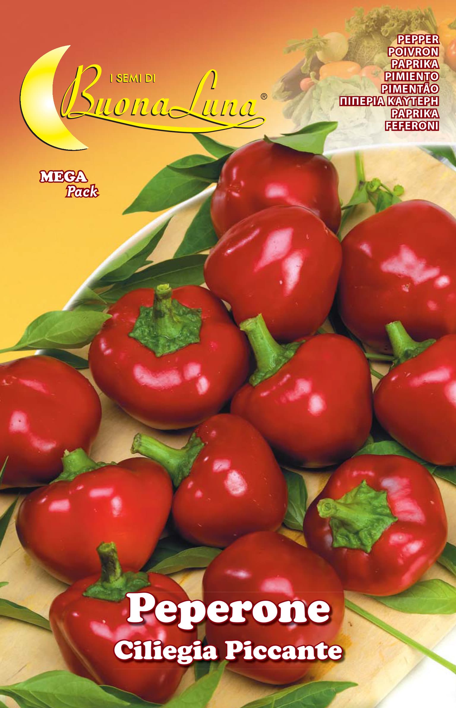 Semi Orto Peperone Ciliegia Piccante Hortus Sementi 10 Pezzi - 2