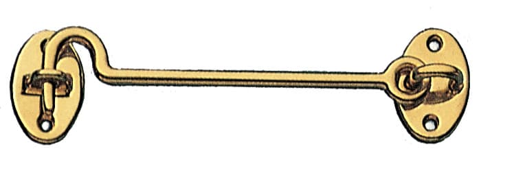 Bl Gancio Fermafinestra Ottone Lucido 200 mm 6,0 Blister - 2