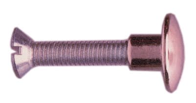 Vite per Sedia 30 mm Borchia Ottone Nichelato 250 Pezzi - 2