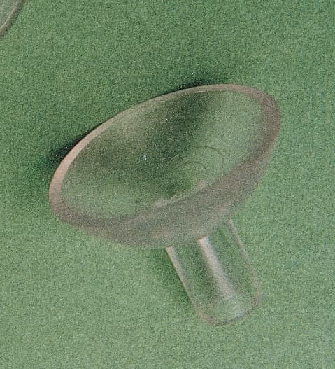 Sc Ventosa con Gambo Ø 20 mm Trasparente 5 Confezioni da 10 Pezzi - 2