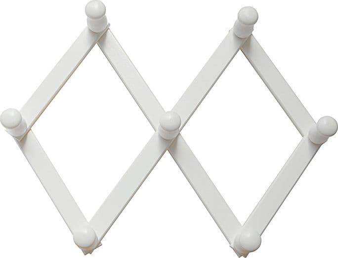 Bl Appendiabiti Estensibile a 7 Ganci Bianco* Diesse 2 Blister