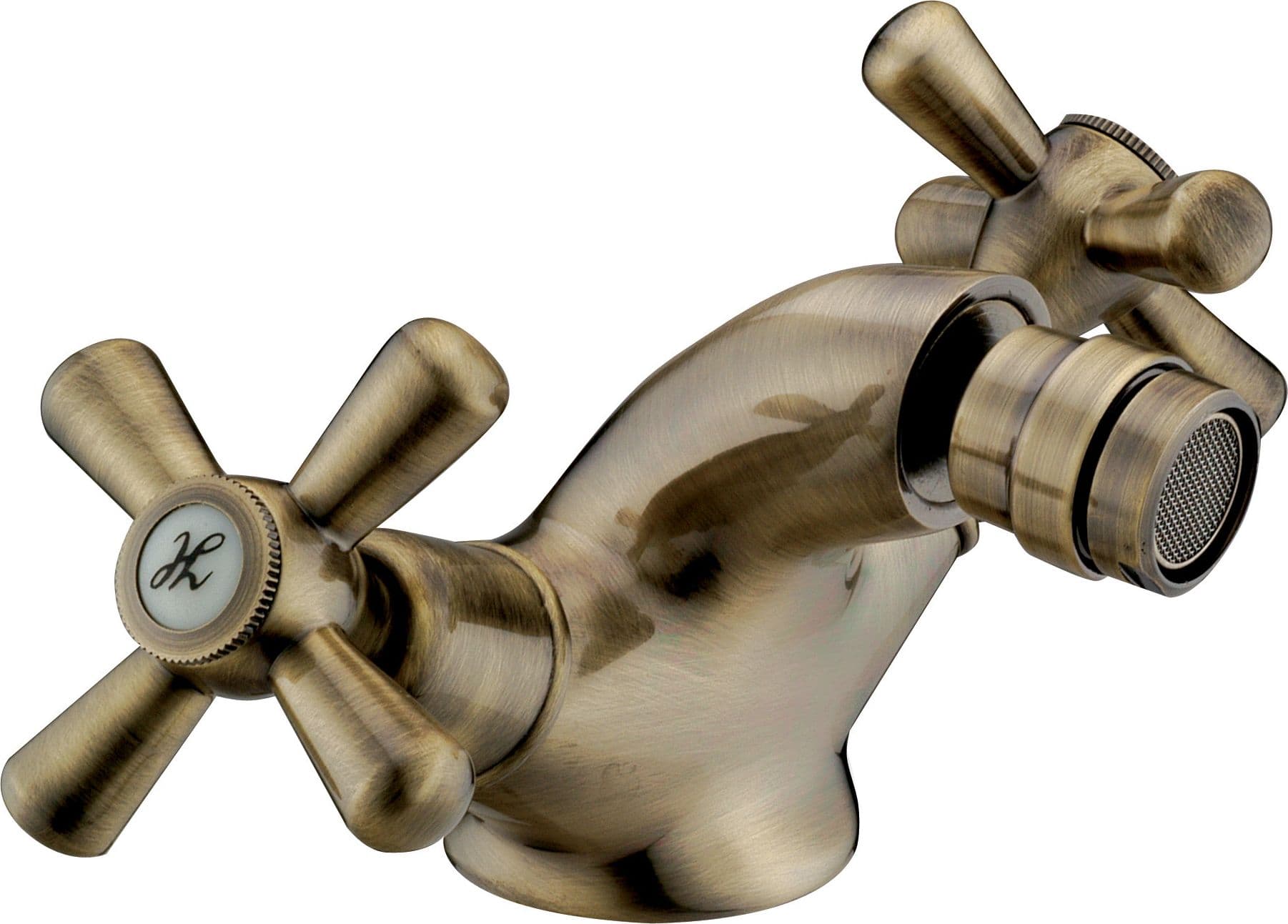 Serie Sofia Monofase. Bidet Croce Bronzato Rubinetterie Associate - 2