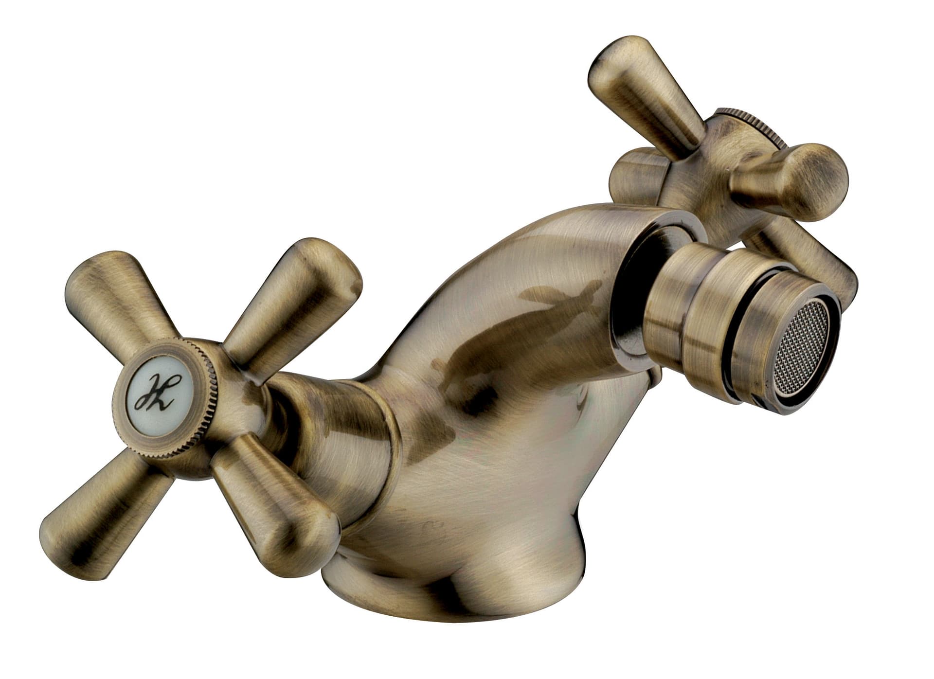 Serie Sofia Monofase. Bidet Croce Bronzato Rubinetterie Associate - 2