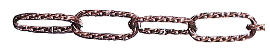 Catena Lampadario Ritor 3,5 mm Otton 500 mm Pl 6 Pezzi - 2