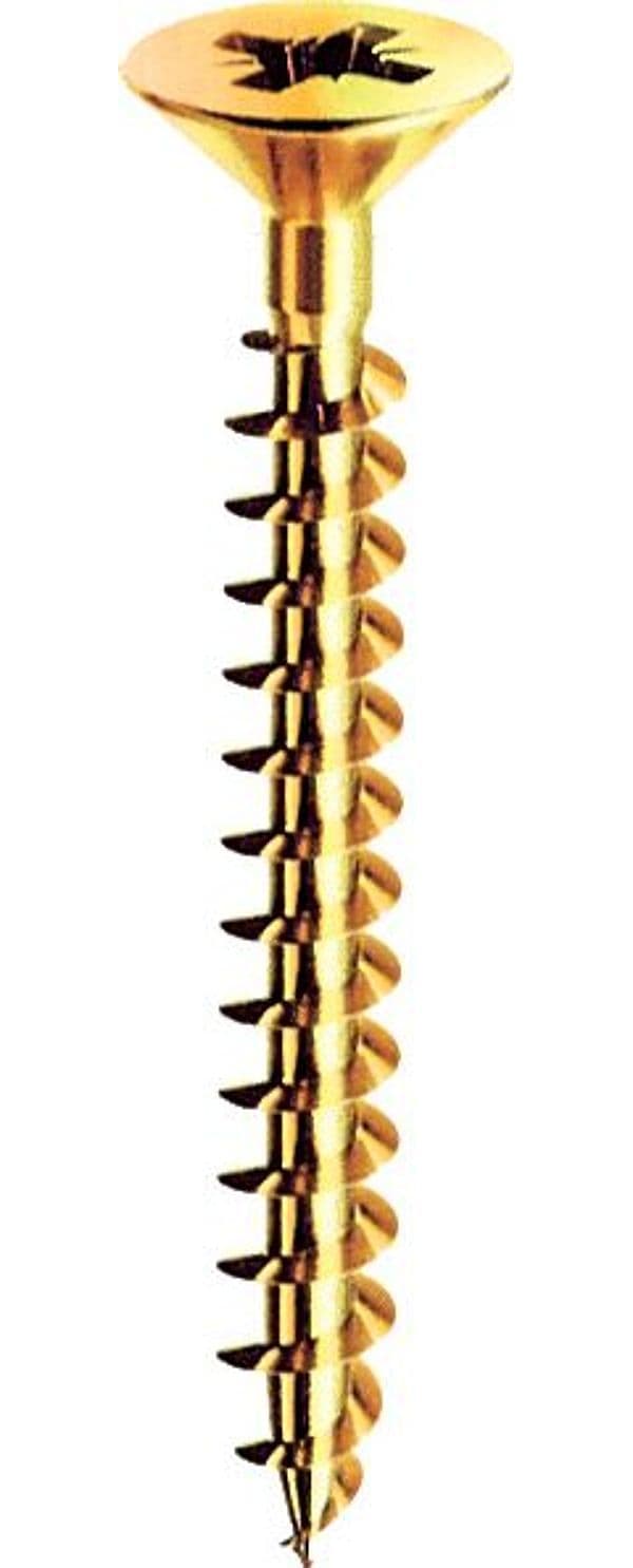 Sc Viti per Legno Ottonate Tp 4 x 20 Pz. 30)* Mustad 5 Pezzi