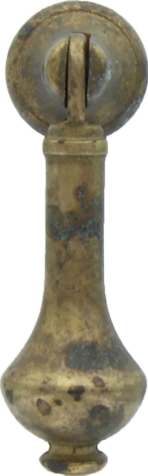 Maniglia 21395 18 x 59 mm Ottone Anticato 1 Blister Bl 2 Pezzi - 2