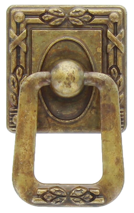 Maniglia 12060 33 x 54 mm P.p. Ottone Anticato 1,0 Blister Bl - 2