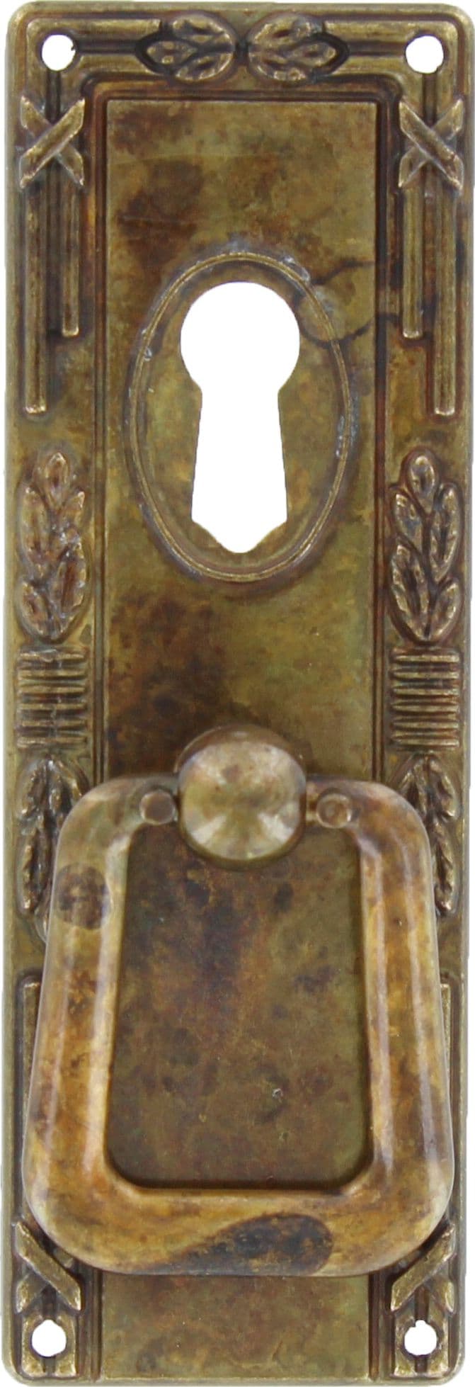 Maniglia 12060 33 x 97 mm P.p. Ottone Anticato 6 Blister Bl - 2