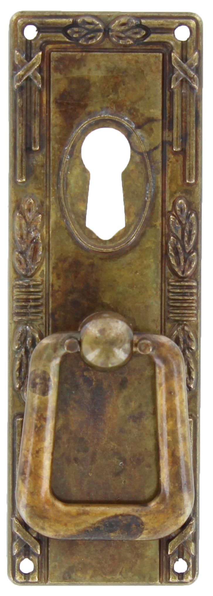 Maniglia 12060 33 x 97 mm P.p. Ottone Anticato 6,0 Blister Bl - 2