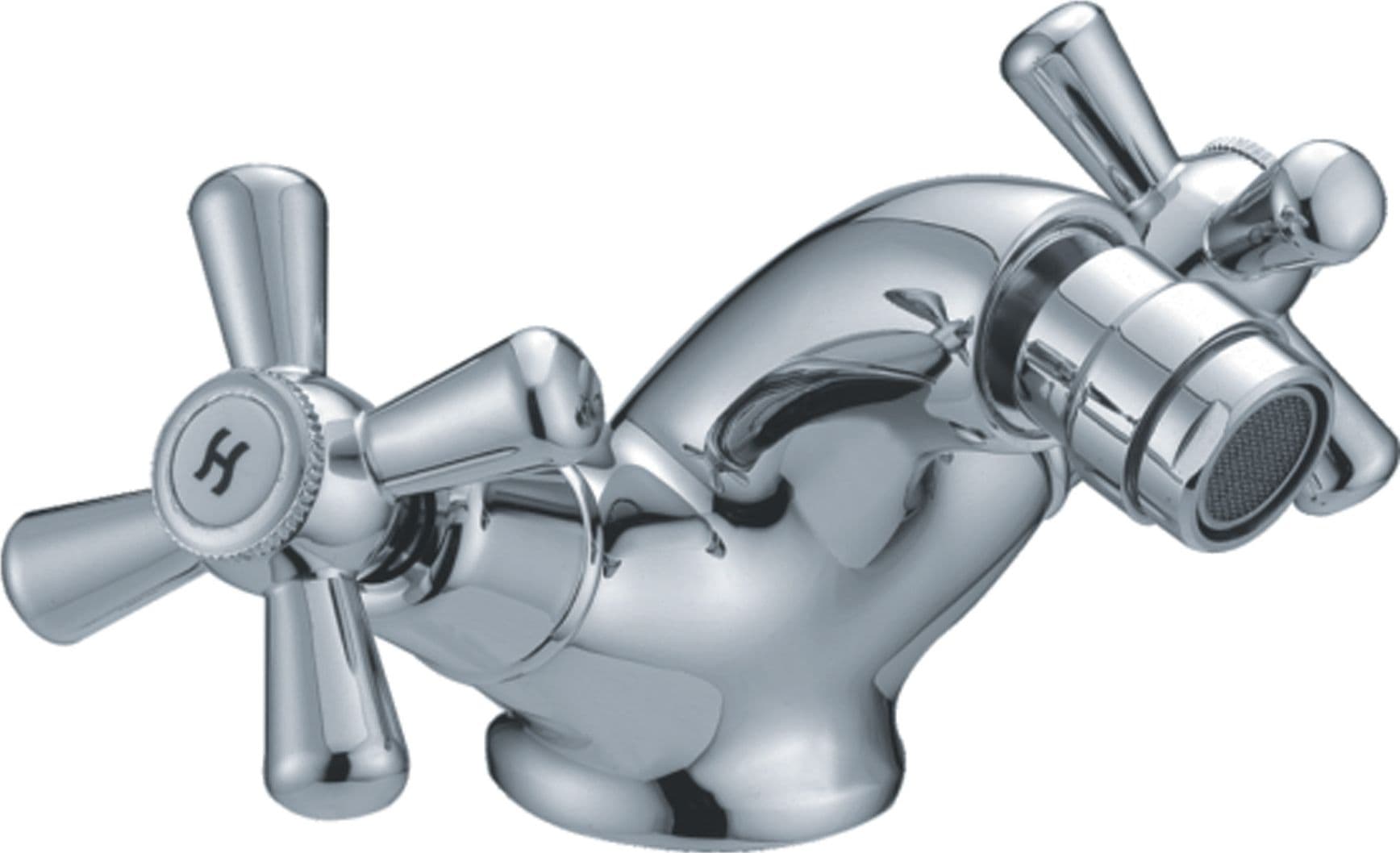 Serie Sofia Mod.a Bidet Croce Cromo Rubinetterie Associate - 2
