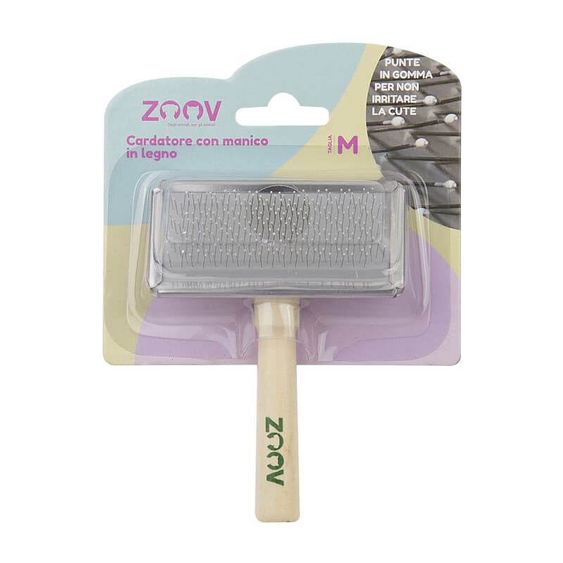 Zoov Cardatore con Manico Legno 9 x 4,5 cm - 2