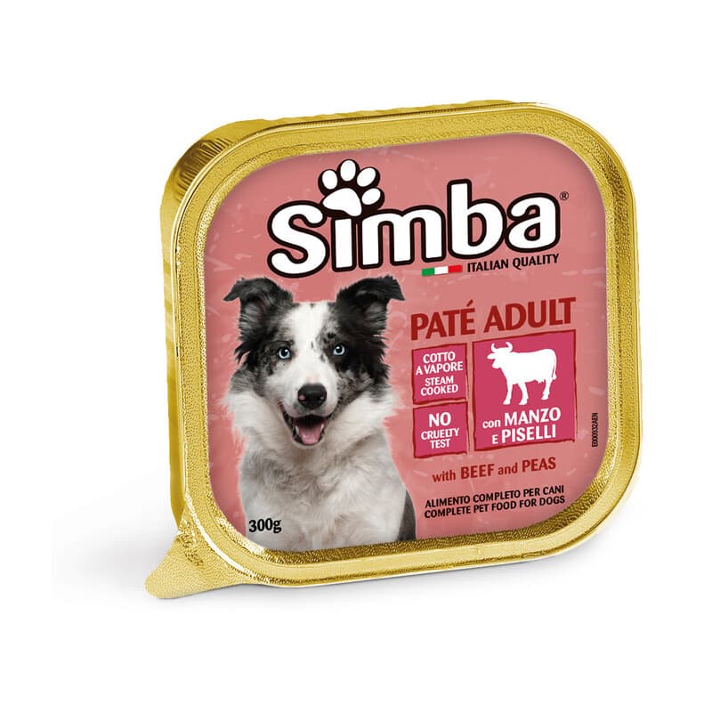 Cibo Cane Monge Simba 150 g Pate Vsc Vitel Piselli 24 Pezzi - 2