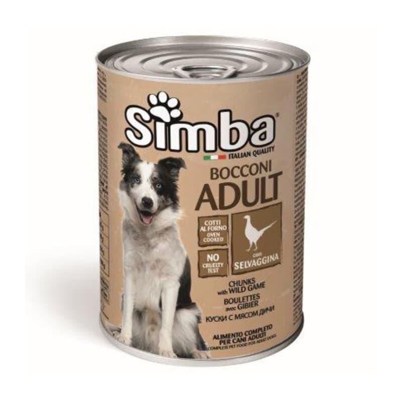 Cibo Cane Monge Simba 415 g Bocconc Selvagg 24 Pezzi - 2
