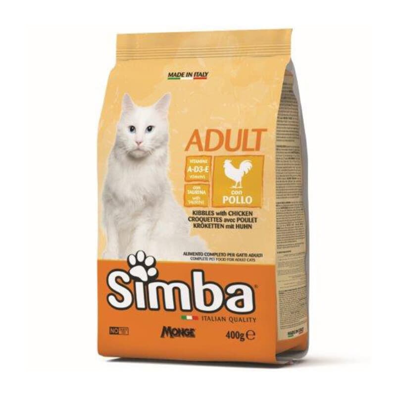 Cibo Gatto Monge Simba 400 g Croccantini Pollo - 2