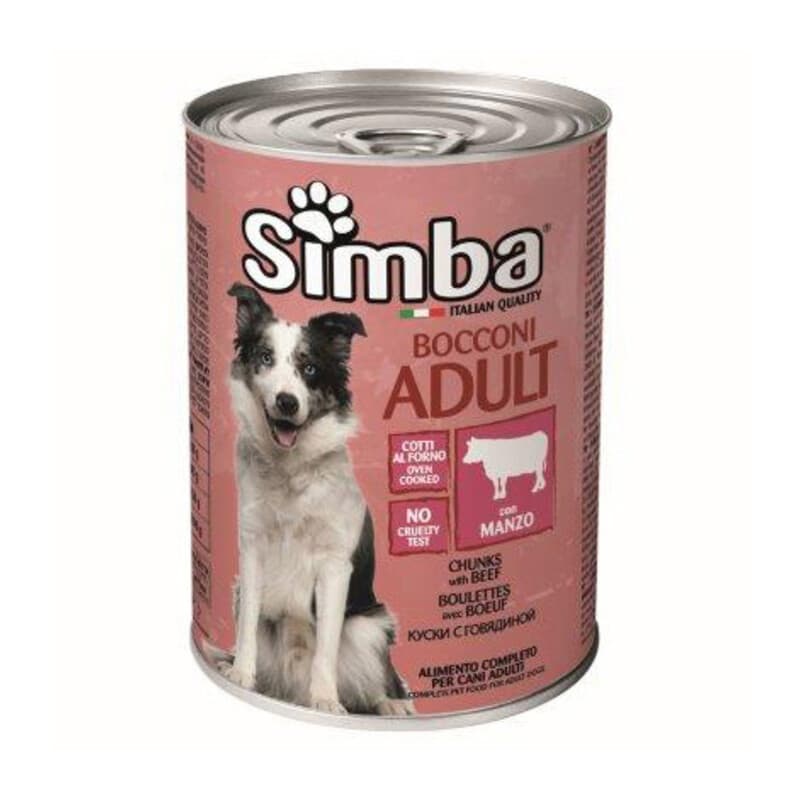 Cibo Cane Monge Simba 415 g Bocconc Vitello 24 Pezzi - 2