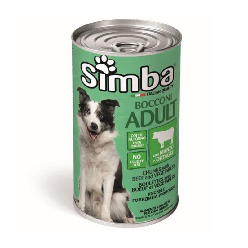 Cibo Cane Monge Simba 1230 g Bocconc Man Verd - 2