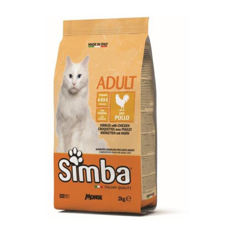 Cibo Gatto Monge Simba 2 kg Croccantini Pollo - 2