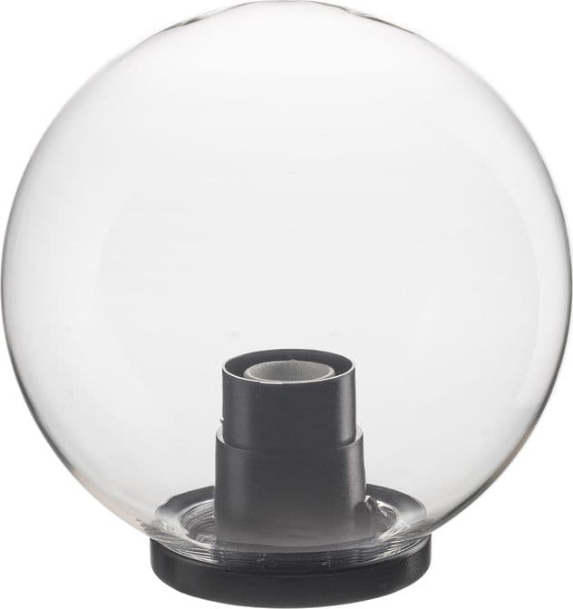 Globo Trasparente D 25 cm con Base E27 2 Pezzi - 2