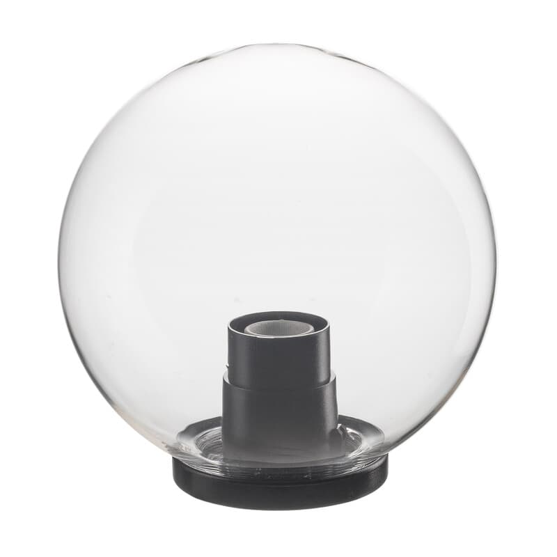 Globo Trasparente D 25 cm con Base E27 2 Pezzi - 2