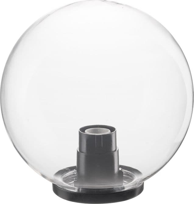 Globo Trasparente D 30 cm con Base E27 2 Pezzi - 2