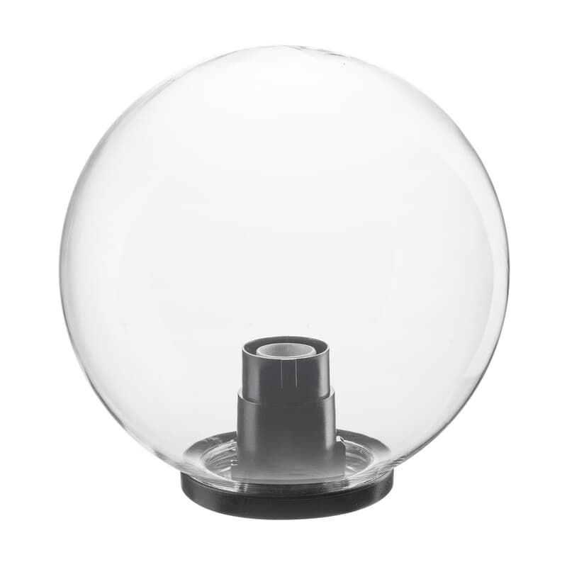 Globo Trasparente D 30 cm con Base E27 2 Pezzi - 2
