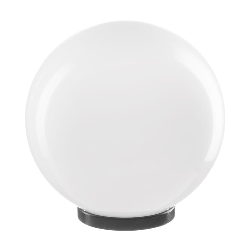 Globo Opale Bianco D 25 cm con Base E27 2 Pezzi - 2