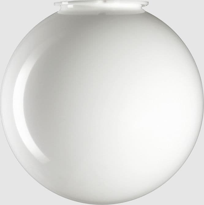 Globo Opale Bianco D 25 cm 2 Pezzi - 2